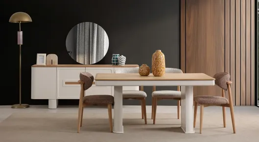 Product img 2, Bora Ahşap Ayaklı Yemek Odası Takımı